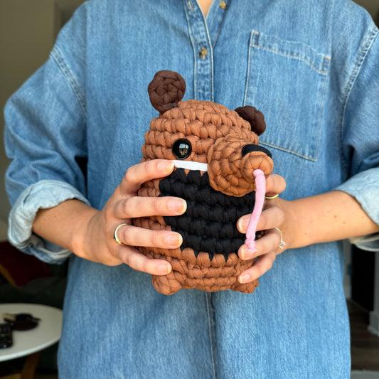 Nancy the Anteater Extra Squeezy Crochet Kit