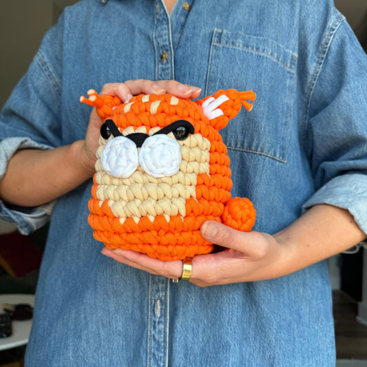 Theo the Jungle Cat Extra Squeezy Crochet Kit