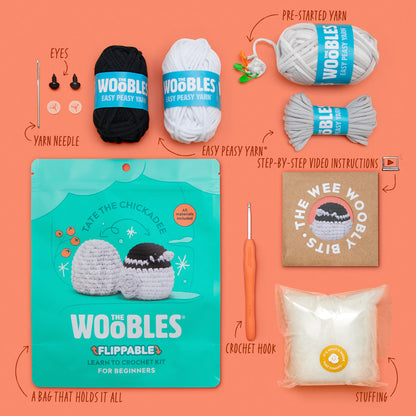 Tate the Chickadee Crochet Kit
