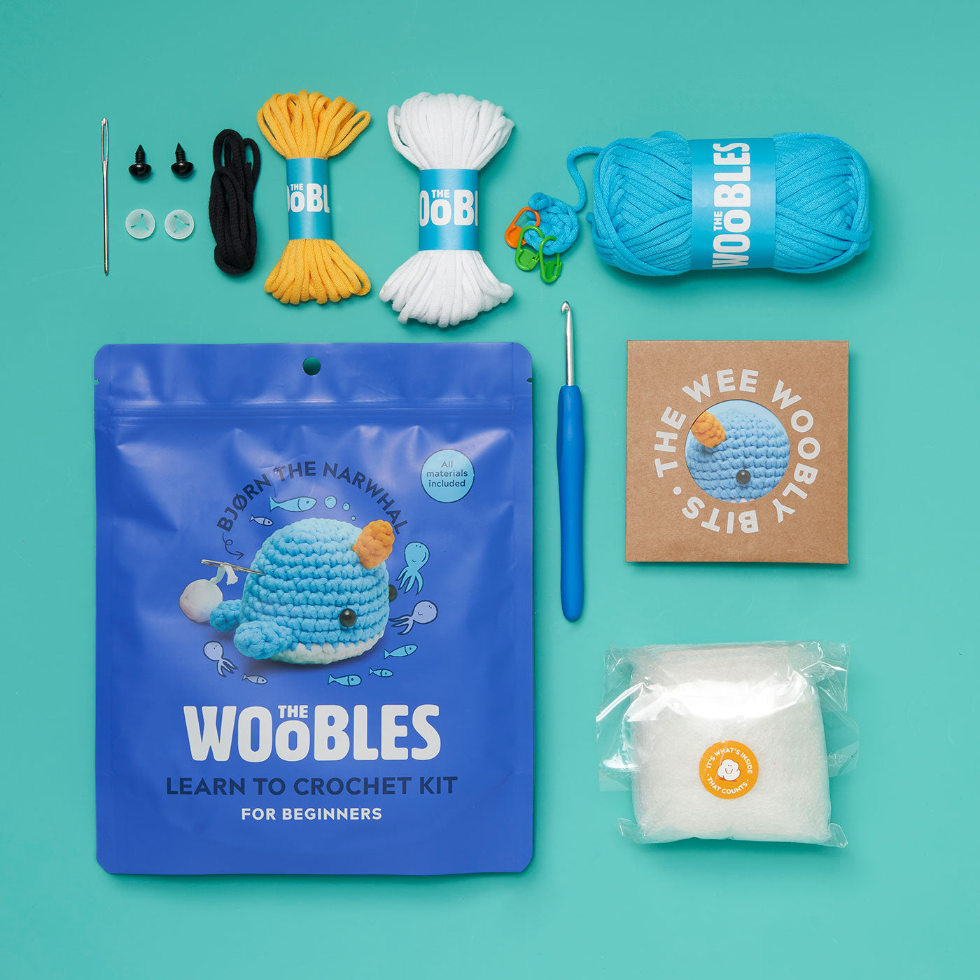 Bjørn the Narwhal Crochet Kit