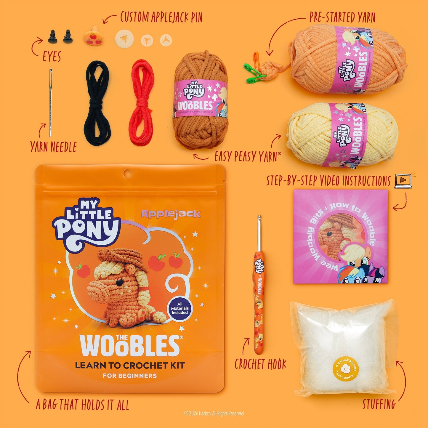 Applejack Crochet Kit