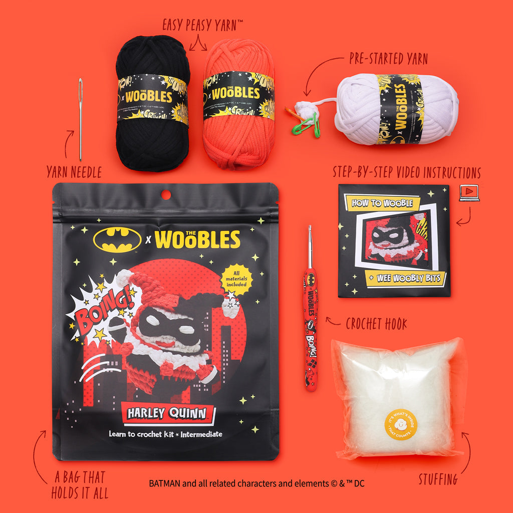 Harley Quinn™ Crochet Kit