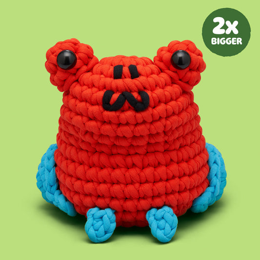 Kurt the Poison Dart Frog Extra Squeezy Crochet kit