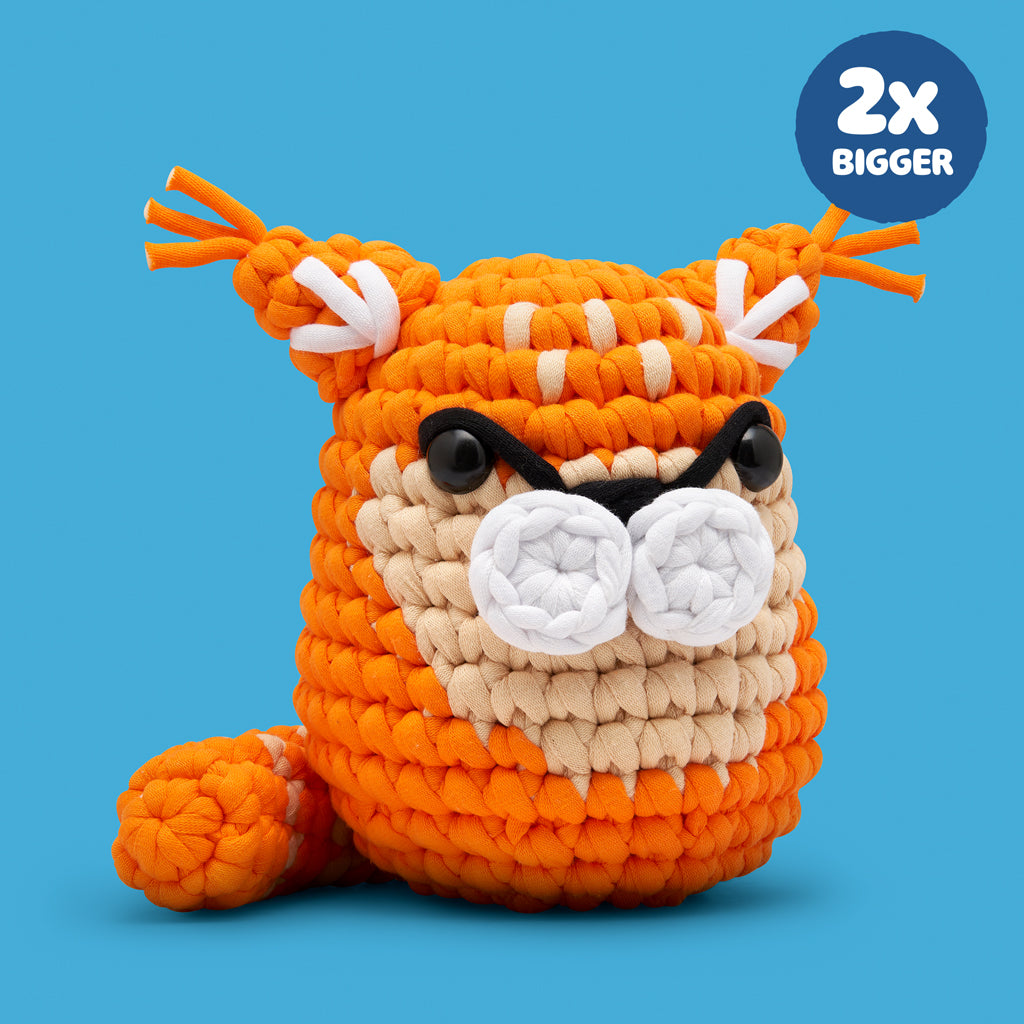 Theo the Jungle Cat Extra Squeezy Crochet Kit
